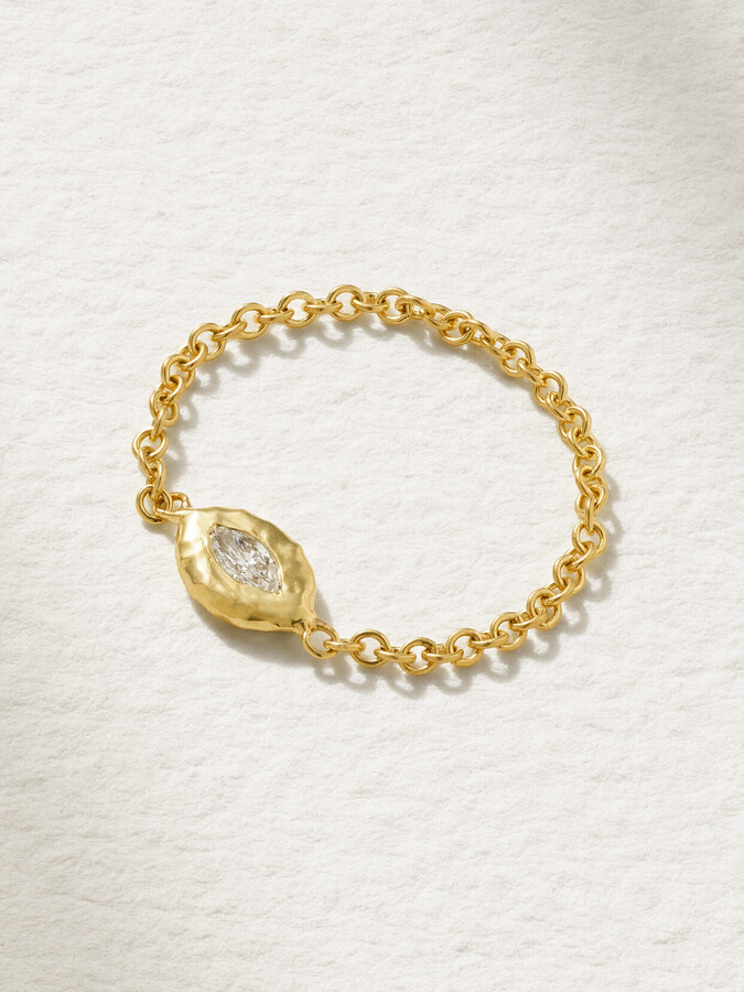 Octavia Elizabeth + Net Sustain Nesting Gem 18-karat Gold Diamond Ring - 5