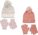 Thumbnail for your product : Capelli New York Kids' Pompom Beanie & Gloves Set