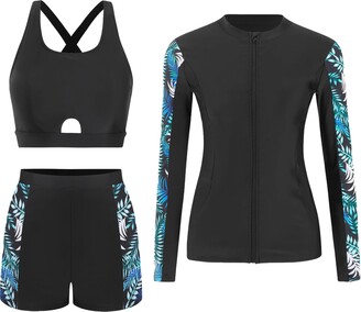 Girls Rashguard Swimsuit Piece Girls Swimsuit GYRATEDREAM Girl