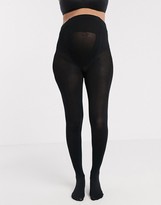 Thumbnail for your product : ASOS DESIGN Maternity new improved fit 200 denier black tights