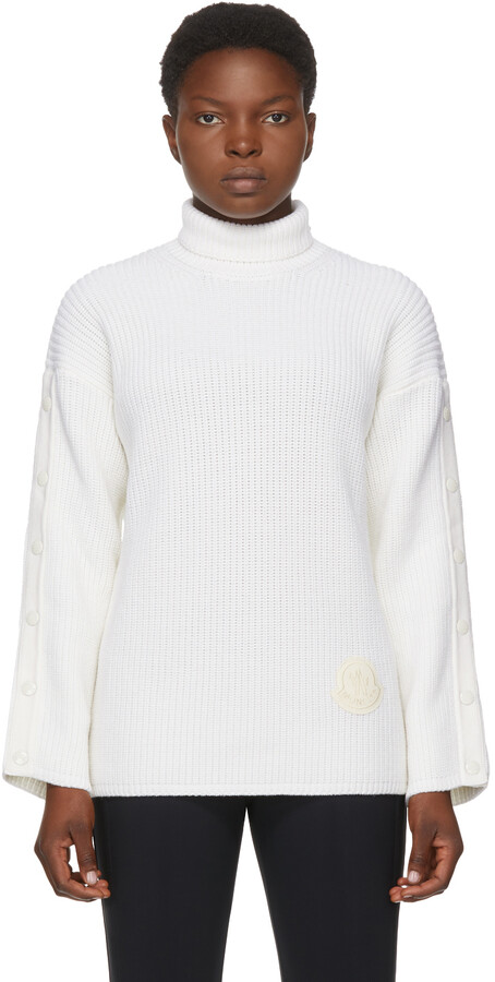 moncler white sweater
