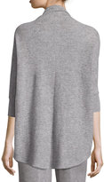 Thumbnail for your product : Neiman Marcus Dolman-Sleeve Textured Cashmere Cardigan