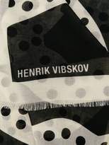 Thumbnail for your product : Henrik Vibskov Rhizo abstract print scarf