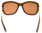 Thumbnail for your product : Louis Vuitton Leopard Petit Soupçon Sunglasses