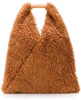 Thumbnail for your product : MM6 MAISON MARGIELA faux shearling tote