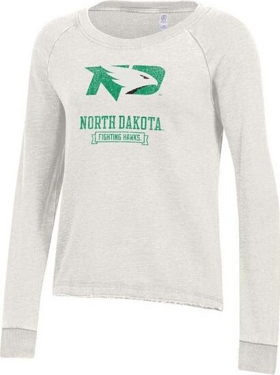 Alternative Apparel Women's North Dakota Fighting Hawks Lazy Day Crew