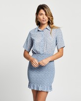 Thumbnail for your product : Atmos & Here Atmos&Here - Women's Blue Mini Dresses - Isla Mini Dress - Size 8 at The Iconic