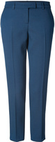 Thumbnail for your product : Fendi Virgin Wool Cropped Pants in Blue Ink