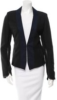 Thumbnail for your product : Edun Leather-Trimmed Single-Hook Jacket w/ Tags