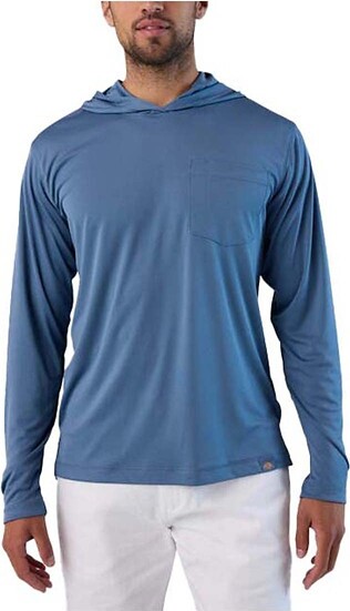 Dickies Men's Lightweight Sun Hoodie Medium Steel Blue