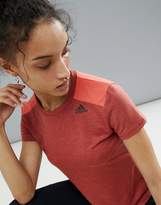 Thumbnail for your product : adidas Mesh Back Prime Tee In Coral
