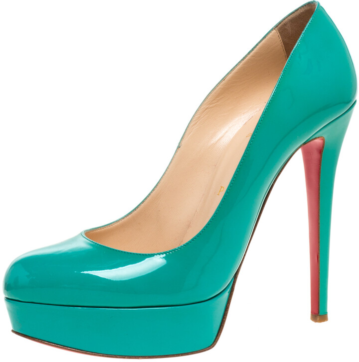 turquoise louboutins