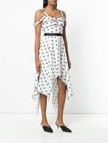 Thumbnail for your product : Self-Portrait star print sleeveless midi dress