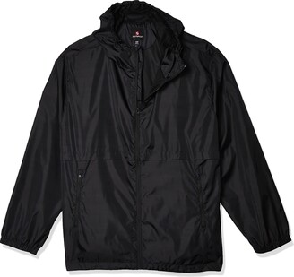 men's big and tall windbreaker jacket