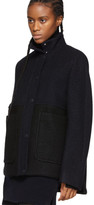 Thumbnail for your product : Sportmax Blue and Black Molina Coat