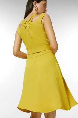 Karen Millen Soft Tailored Short Waterfall Dress
