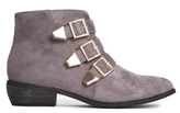 Thumbnail for your product : London Rebel Grey Three Buckle Detail Flat Boot