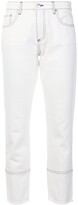 Thumbnail for your product : MSGM Slim-Leg Cropped Jeans