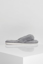 Thumbnail for your product : boohoo Fluffy Flip Flop Slippers