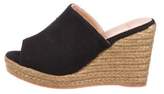 Thumbnail for your product : Castaner Woven Wedge Slide Sandals