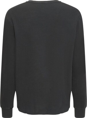James Perse Henley long sleeve thermal t-shirt