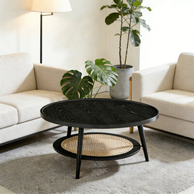 Latitude Run Coffee Table Medieval Modern Circular Coffee Table