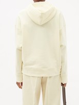 Thumbnail for your product : Jil Sander Logo-print Cotton-jersey Hooded Sweatshirt - Ivory