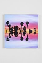 Thumbnail for your product : Urban Outfitters Wesley Bird Palmadelic Lavender Stretched Canvas Print