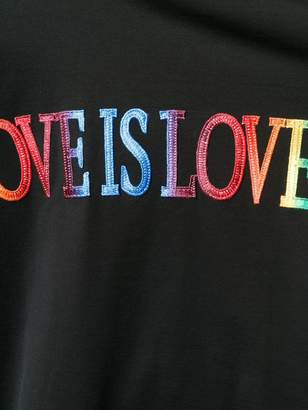 Alberta Ferretti Love Is Love print T-shirt