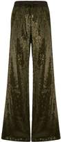 Thumbnail for your product : Alberta Ferretti sequin embellished track pants