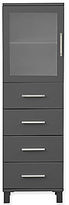 Thumbnail for your product : JCPenney Frosted Pane 4-Drawer Linen Cabinet