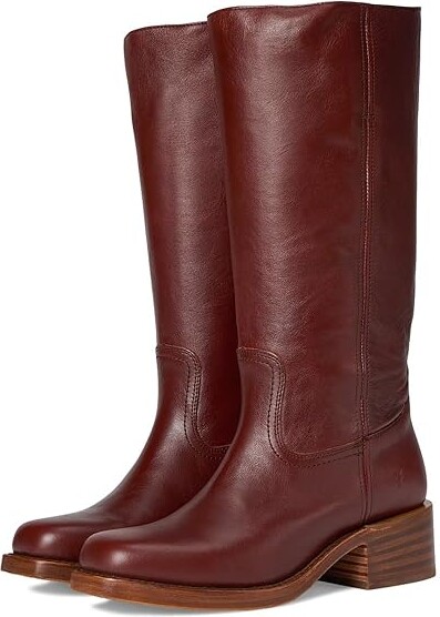 Frye Campus 14L Cowboy Women's Boots Garnet : 10 B - Medium, Leather