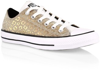 Converse Chuck Taylor All Star Leopard Glitter Sneakers - ShopStyle