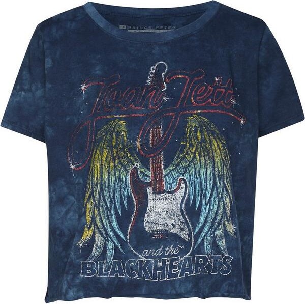 PRINCE PETER COLLECTION Women's Joan Jett Wings T-Shirt XSmall Tie Dye