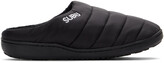 Thumbnail for your product : SUBU SSENSE Exclusive Black Quilted Slippers