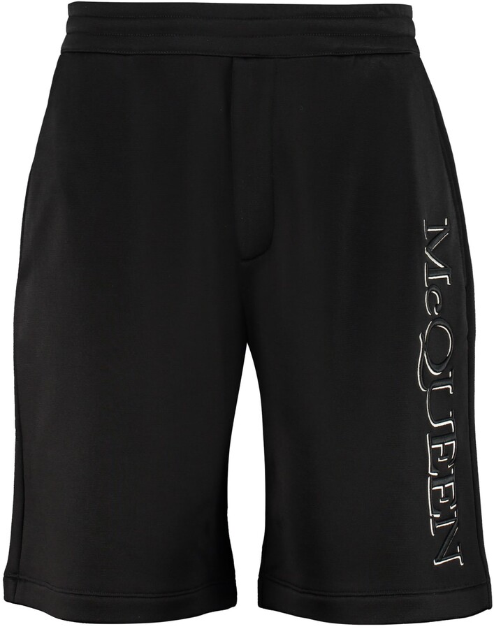 Alexander McQueen Logo Print Sweatshorts - ShopStyle Activewear Pants