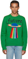 Thumbnail for your product : Gucci Green Intarsia Future Sweater