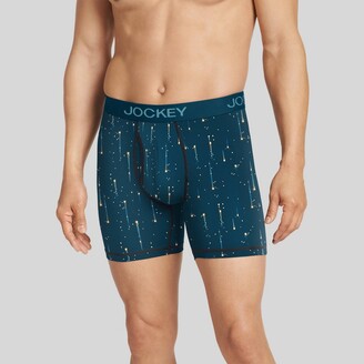 Jockey Men's Underwear Microfiber 13 Quad Short, Black, M at  Men's  Clothing store