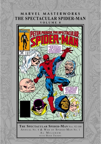 Marvel Universe Marvel Masterworks: The Spectacular Spider-Man Vol. 8 - by Al Milgrom & Marvel Various (Hardcover)