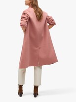 Thumbnail for your product : MANGO Hand Made Long Wool Coat, Pastel Pink