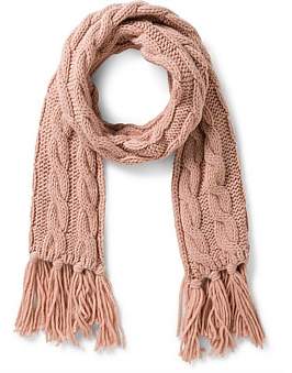 Milana Knitted Knot Weave Scarf