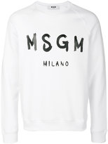 Thumbnail for your product : MSGM logo print sweatshirt