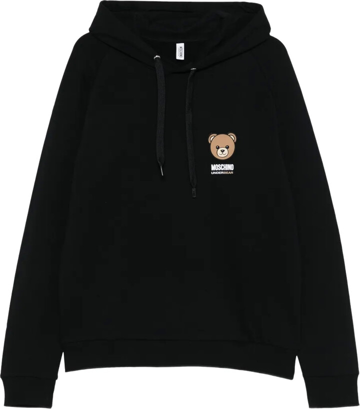 Moschino Logo-Print Hoodie