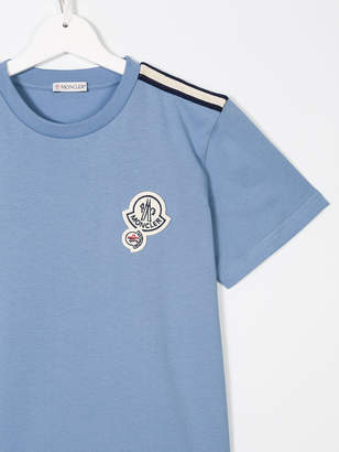 Moncler Kids logo patch T-shirt