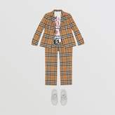 Thumbnail for your product : Burberry Vintage Check Cotton Blazer