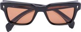 Thumbnail for your product : Jacques Marie Mage Tinted-Lens Square-Frame Sunglasses