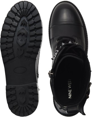 Collie studded combat lug sole boots clearance