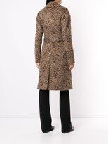 Thumbnail for your product : Giambattista Valli Animal-Print Double Breasted Coat
