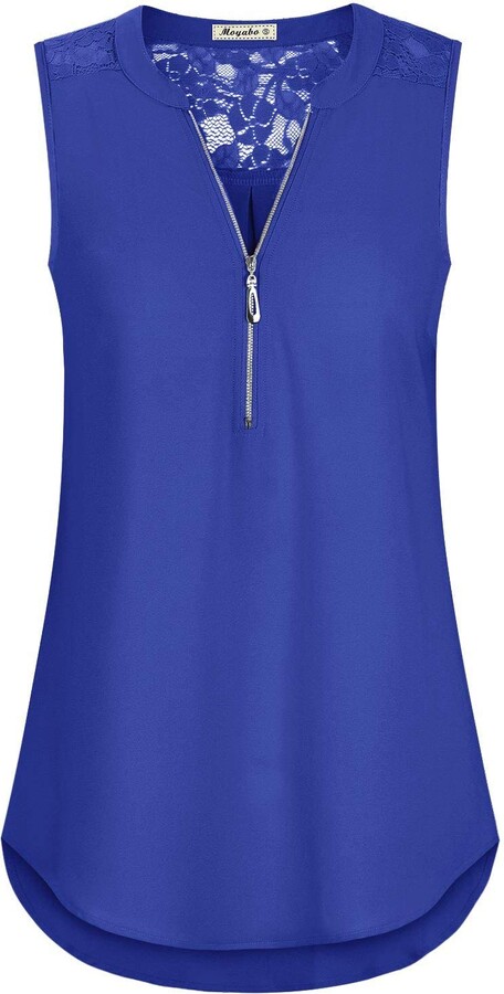 royal blue plus size top