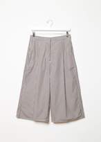 Thumbnail for your product : Ports 1961 Stripe Cropped Trouser Ivory and Brown